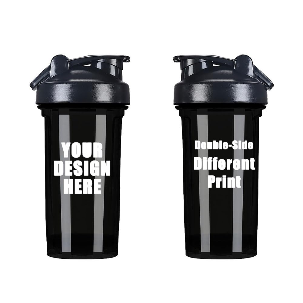 VSFEAKD Custom Shaker Cups with Motivational Quotes