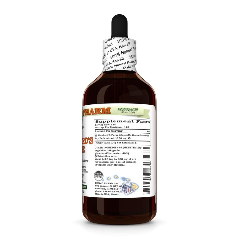 Hawaii Pharm Shepherd's Purse (Capsella Bursa-pastoris) Herb