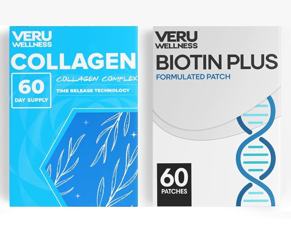 Veru Wellness Glutathione Patches Immune Plus Vitamin Topical Duo - 120 Count