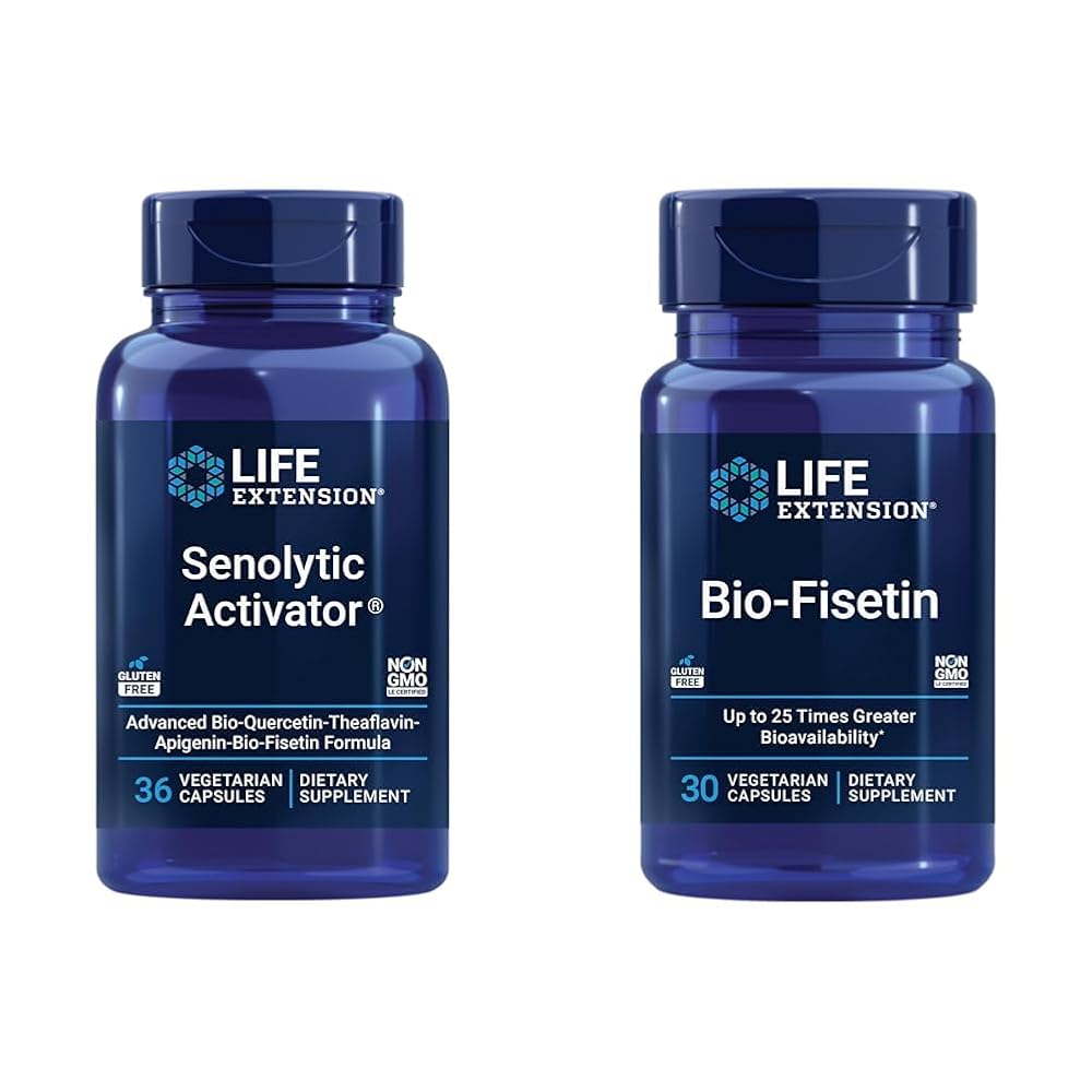Life Extension Senolytic Activator with Quercetin & Fisetin - 66 Capsules