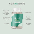Santo Remedio Nopal Chia Daily Fiber Supplement - 120 Capsules - image 7