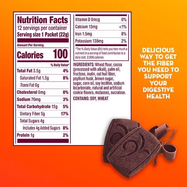 Metamucil Metamucil Fiber Thins Psyllium Husk Supplement Digestive