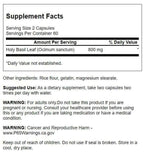 Swanson Holy Basil Leaf Tulsi 800 mg - 120 Capsules (2 Pack) - image 2
