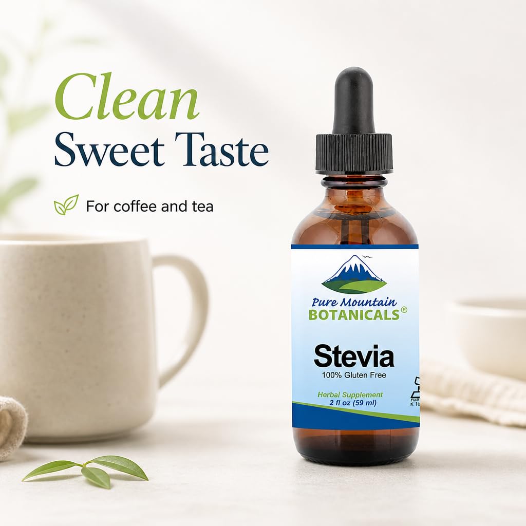 Pure Mountain Botanicals Liquid Stevia Drops