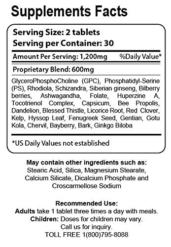 Organic Farms Vitamins Limbic Support - 60 Tablets - image 2