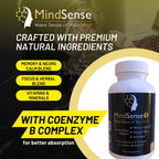 MindSense1 Brain Support Supplement for Focus & Memory - 180 Capsules - image 4