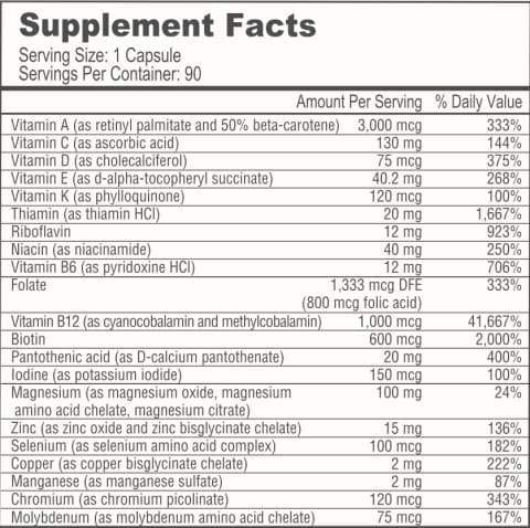 BariatricPal Gastric Bypass Complete Vitamin Pack Iron Free - 120 Capsules - image 3