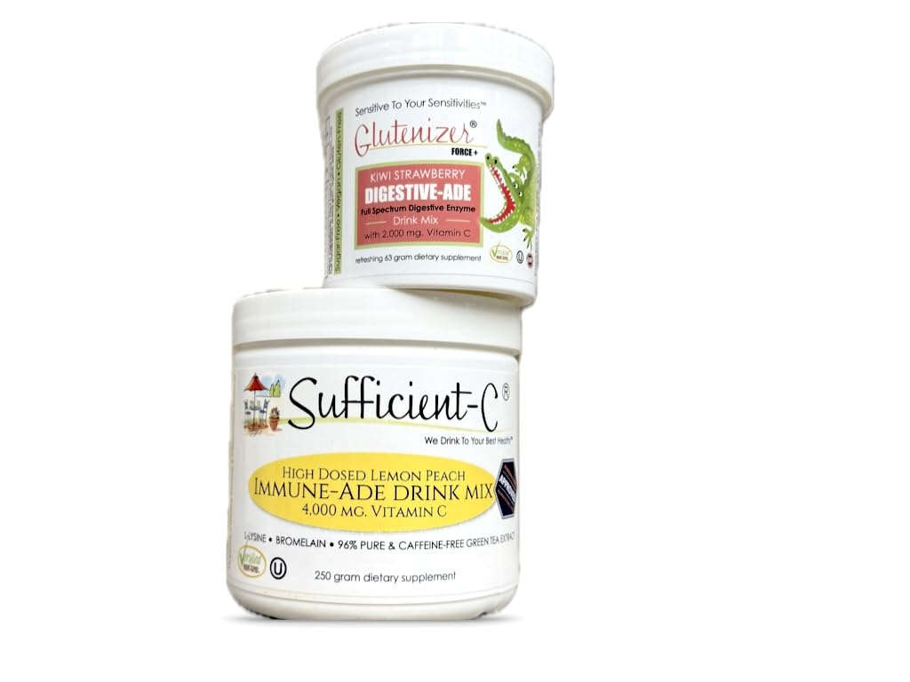 Sufficient-C Immune & Digestive Drink Mix Bundle - 2 Pack