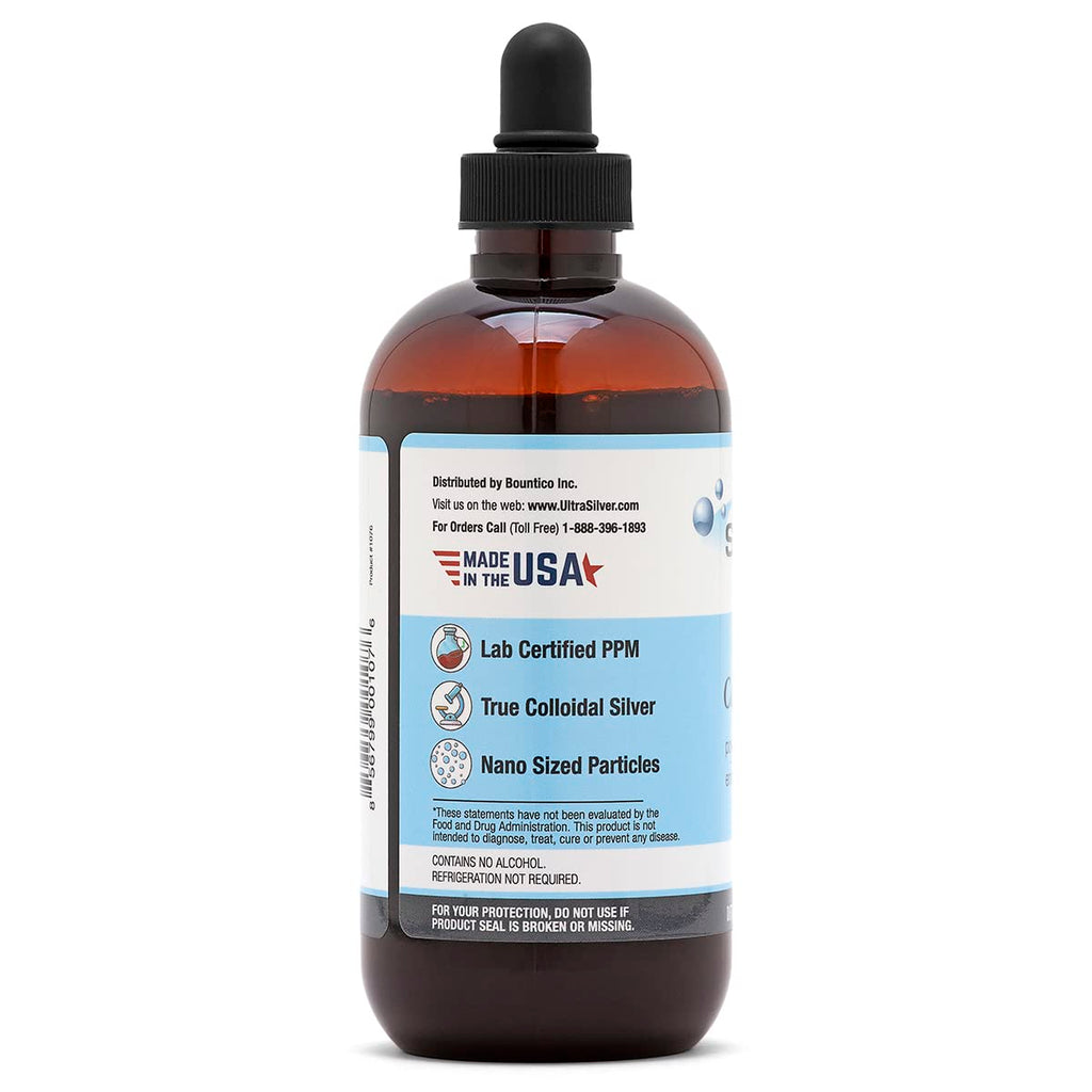 Ultra Silver Colloidal Silver 500 PPM Mineral Supplement - 8 oz - image 2