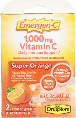 Alacer Corp. Emergen-C Vitamin C 1000 mg Daily Immune Support - 2 Packets - image 3