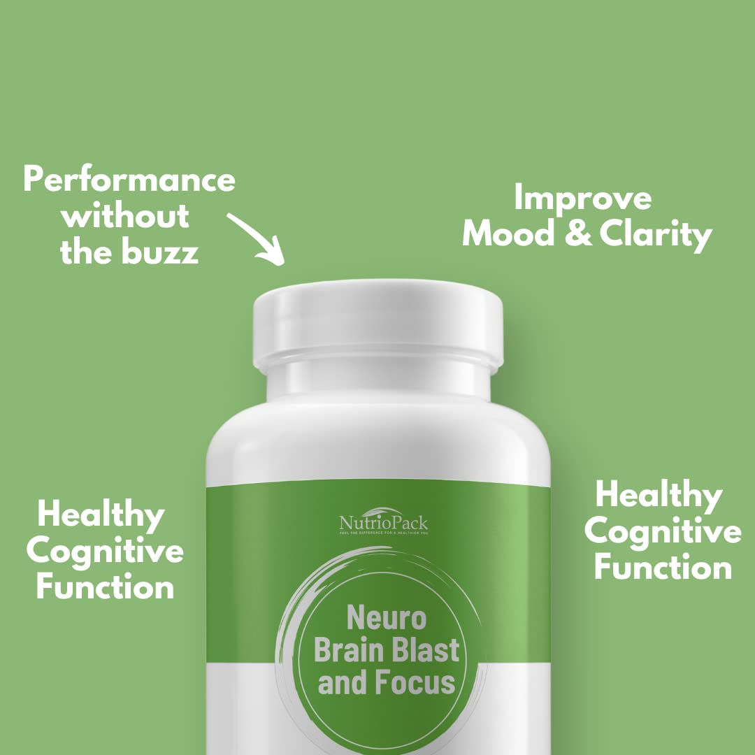 NutrioPack Neuro Plus Brain Supplement for Memory & Focus - 120 Capsules - image 3