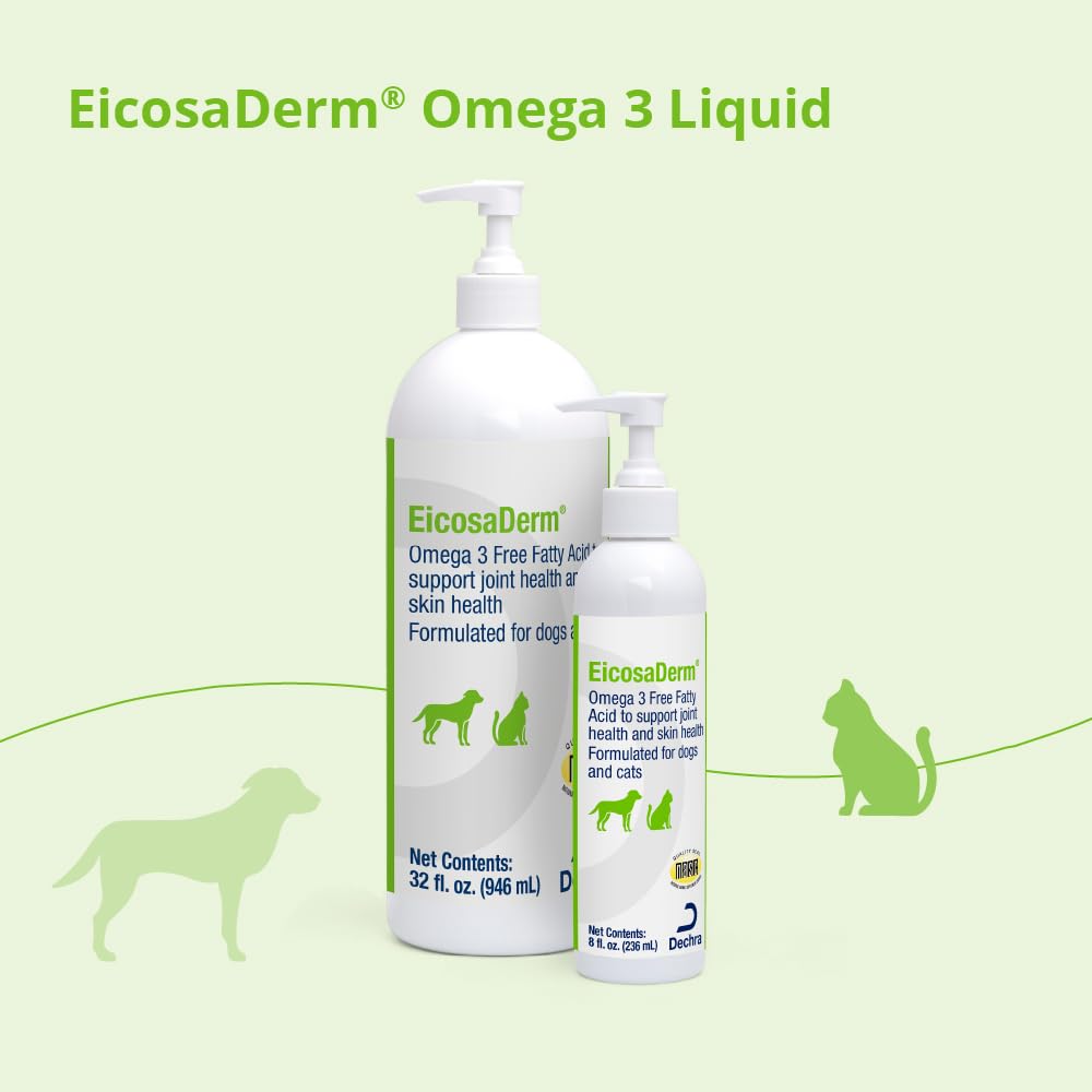 EicosaDerm Omega 3 Liquid for Dogs and Cats - 8 fl oz - image 5