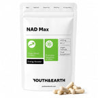 Youth & Earth NAD Max 460mg NAD Supplement with NMN - 60 Capsules
