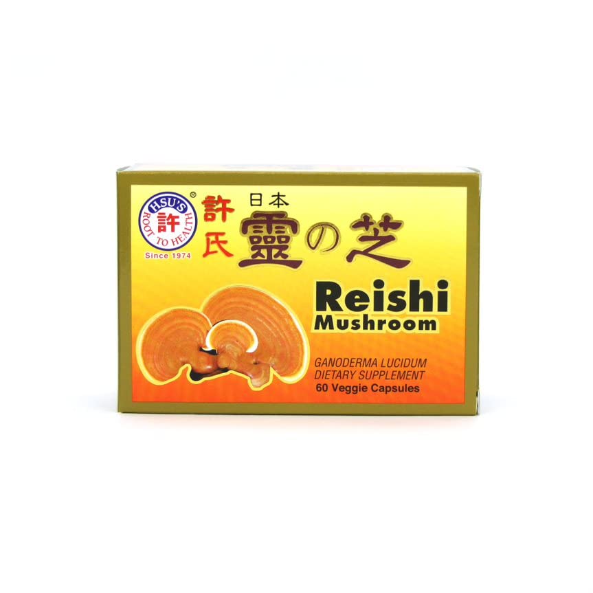 Hsu's Ginseng Japanese Reishi Mushroom Capsules