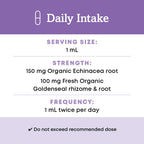 Oregon's Wild Harvest Echinacea Goldenseal Organic Supplement - 1 Fl Oz - image 4