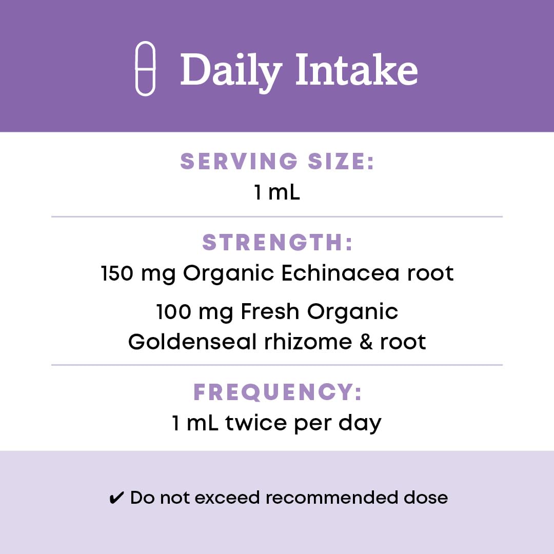 Oregon's Wild Harvest Echinacea Goldenseal Organic Supplement - 1 Fl Oz - image 4