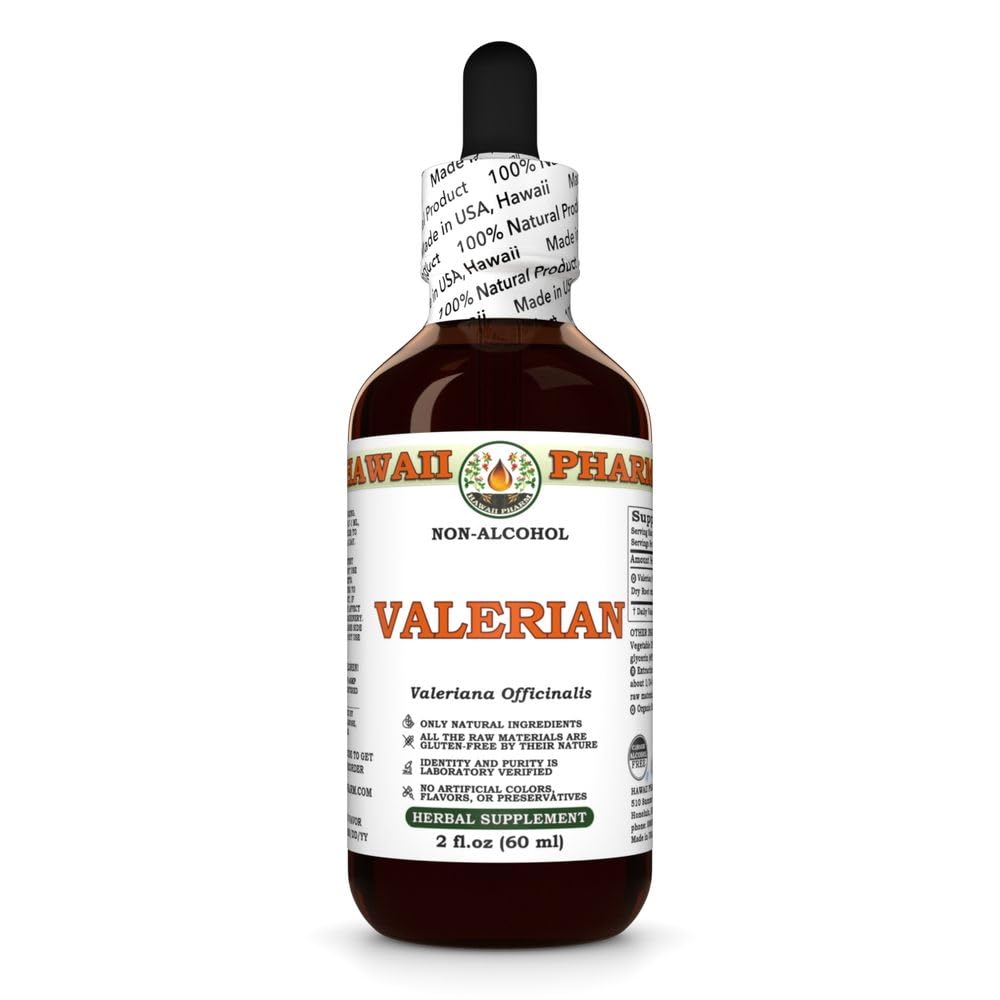 Hawaii Pharm Valerian (Valeriana officinalis) Root Alcohol-Free
