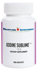 Relentless Improvement Iodine Sublime 12.5mg Thyroid Support - 200 Caplets
