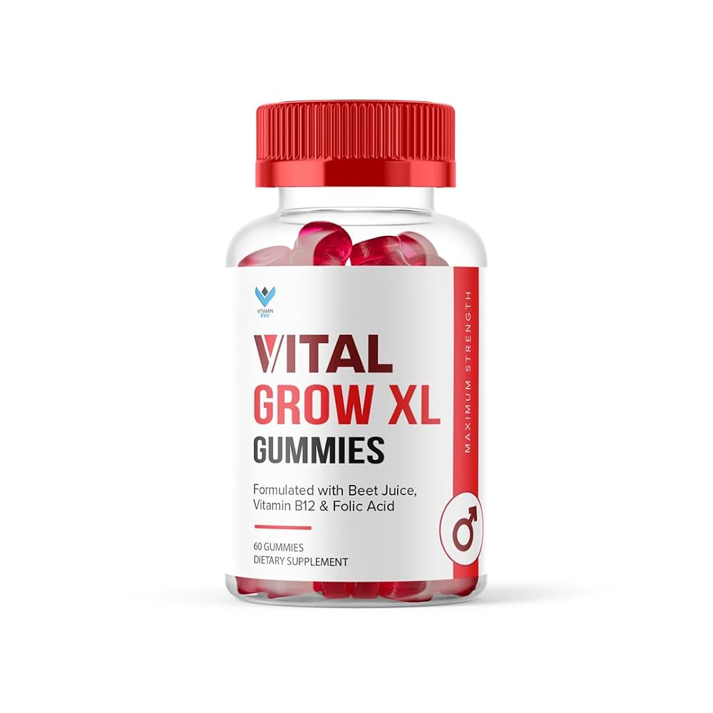 Vitamin Evo Vital Grow XL Gummies for Energy Support - 60 Gummies