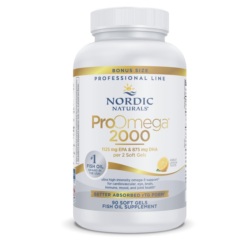Nordic Naturals ProOmega 2000 Fish Oil EPA & DHA - 90 Softgels