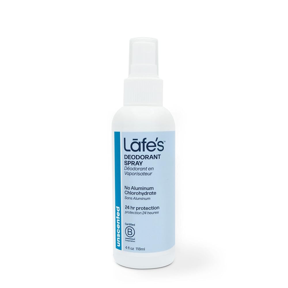 Lafe's Natural Deodorant Spray Unscented - 4 Fl Oz