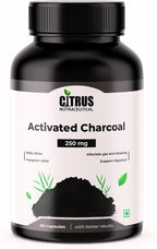 Generic Activated Charcoal 250 mg Capsules - 60 Capsules