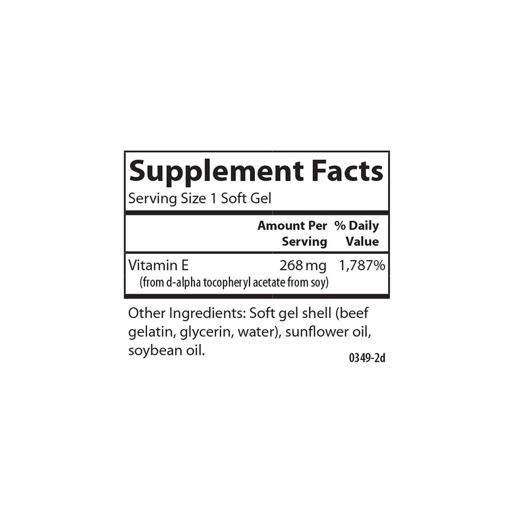 Carlson E-Gems 400 IU Natural-Source Vitamin E - 140 Softgels - image 4