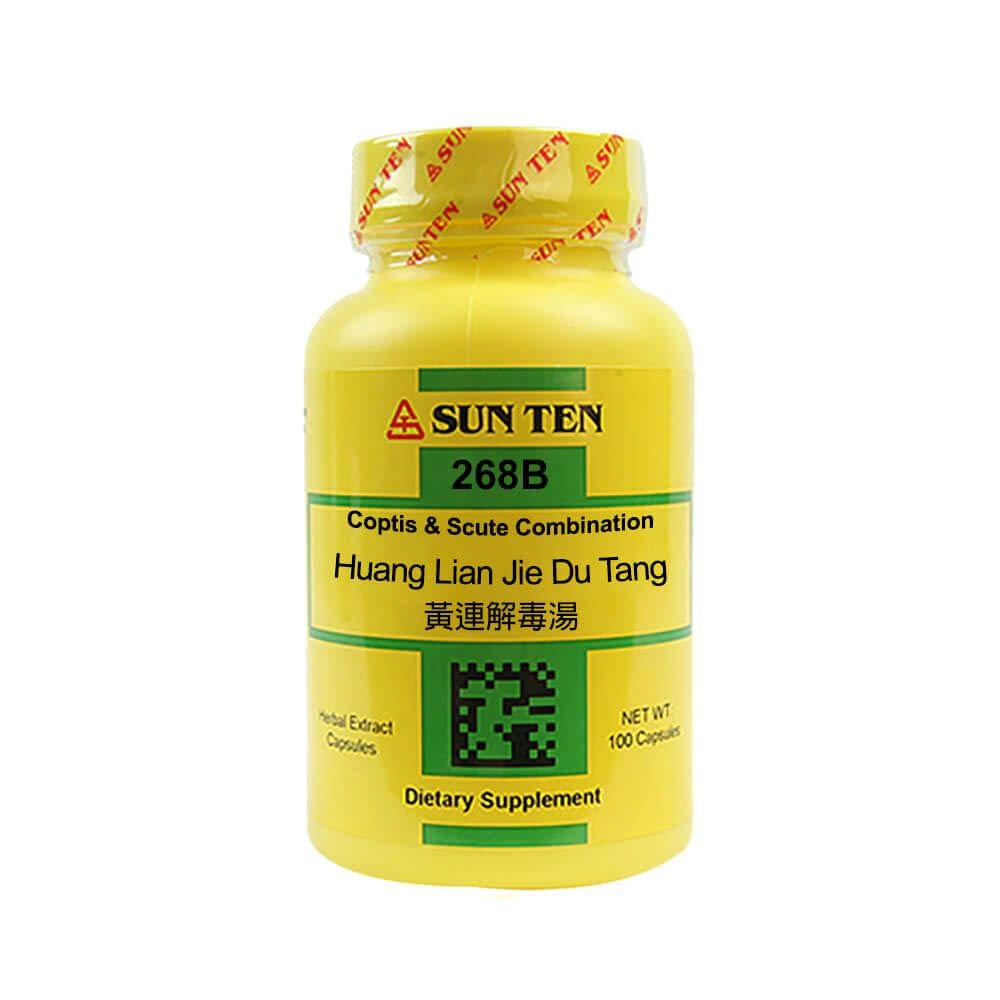 Sun Ten Coptis & Scute Combination Capsules - 100 Count