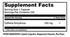 Amazing Nutrition Caffeine 200 mg Energy Capsules - 240 Count - image 2