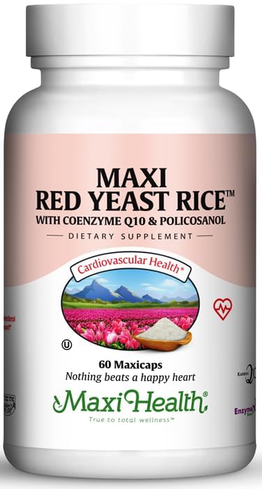 Maxi Health Red Yeast Rice Complex 600 mg - 60 Capsules - image 4