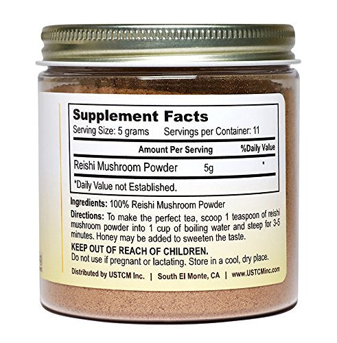 USTCM Premium Reishi Mushroom Powder - 2 oz - image 2