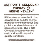 Nature's Way Vitamin B-100 Complex for Energy and Nerves - 60 Capsules - image 6
