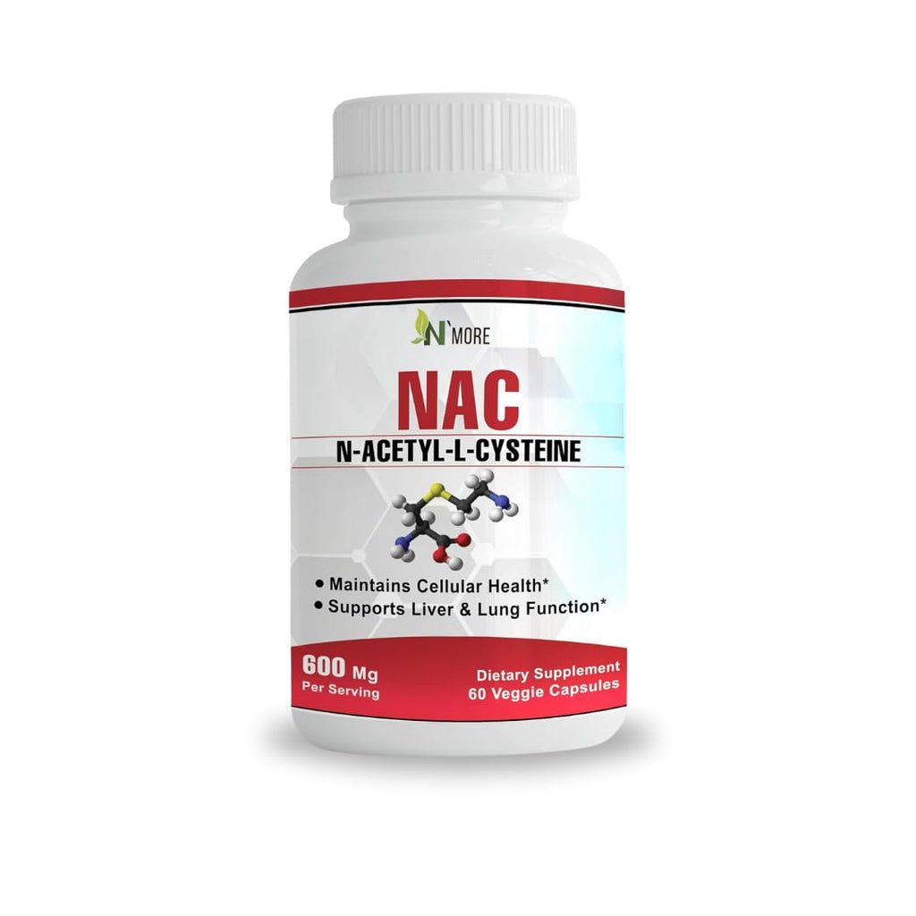 N'More Pure NAC 600mg - 60 Vegetarian Capsules