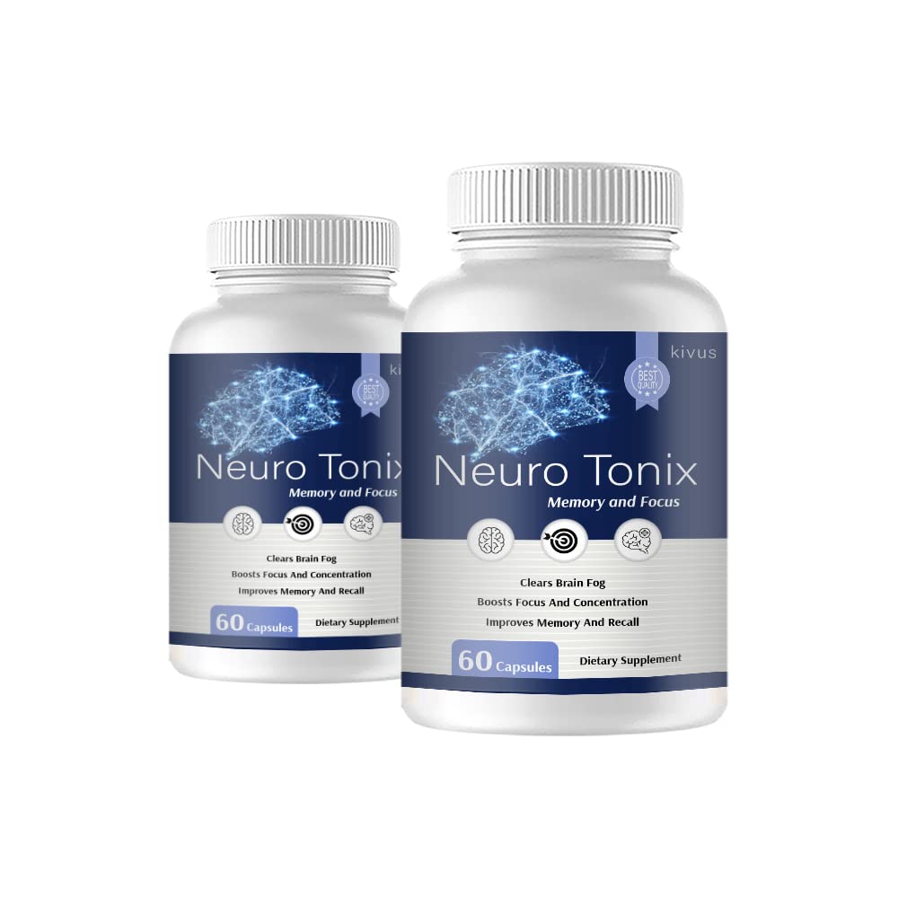 kivus Neuro Tonix Memory & Focus Brain Support - 120 Capsules