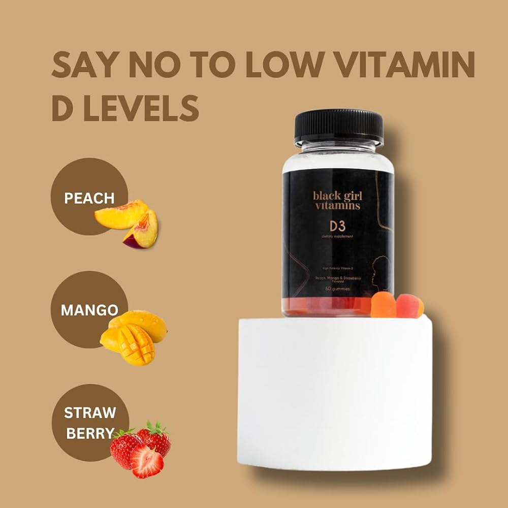 Black Girl Vitamins - Vitamin D3 Gummies