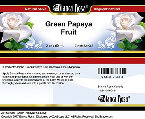 Bianca Rosa Green Papaya Fruit Salve (2 oz, ZIN: 521066)