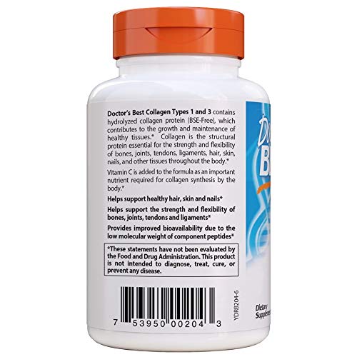 Doctor's BEST Collagen Types 1 & 3 - 180 Tablets - image 2
