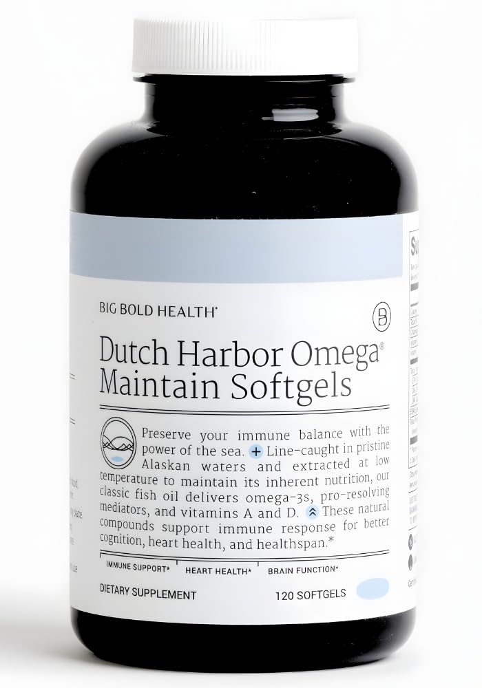 BIG BOLD HEALTH Dutch Harbor Omega Maintain - 120 Softgels