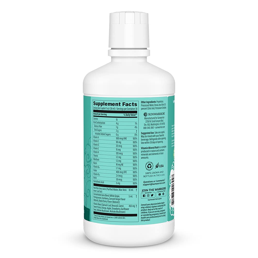 Sunwarrior Liquid Multivitamin Plant-Based Energy & Immune Support - 30 Fl Oz - image 8