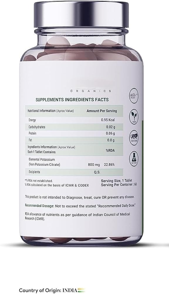 Generic Potassium Citrate 800 mg - 60 Vegetarian Tablets - image 3