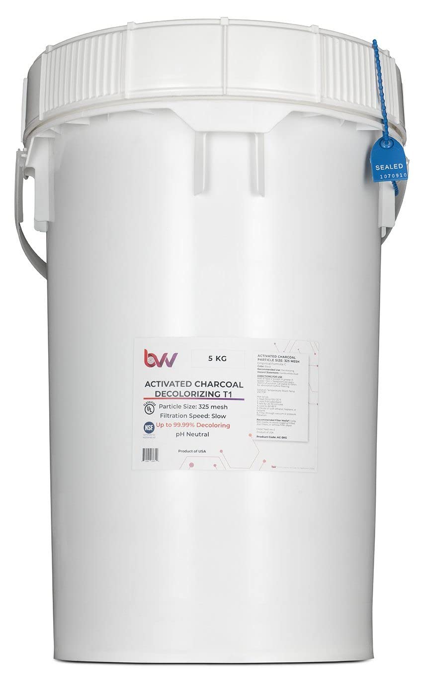 BEST VALUE VACS BVV Activated Hardwood Carbon Decolorizing T1 Powder - 2.5 kg - image 5
