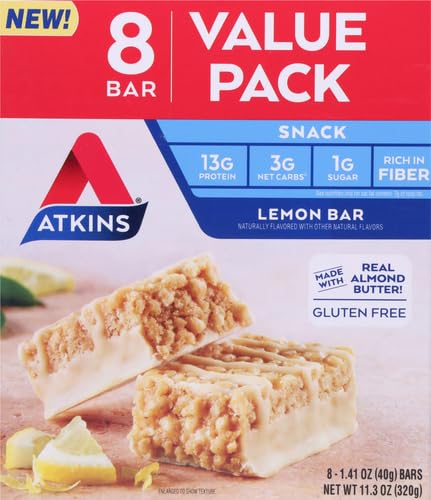 Atkins Lemon Snack Bar with Almond Butter - 8 Count - image 3