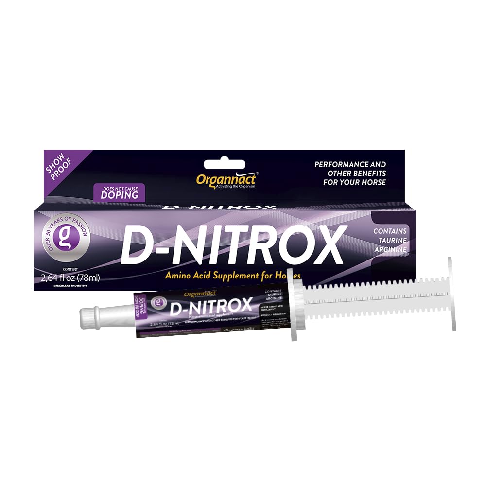 Organnact D-Nitrox Equine Athletic Performance Supplement - 2.64 Fl oz