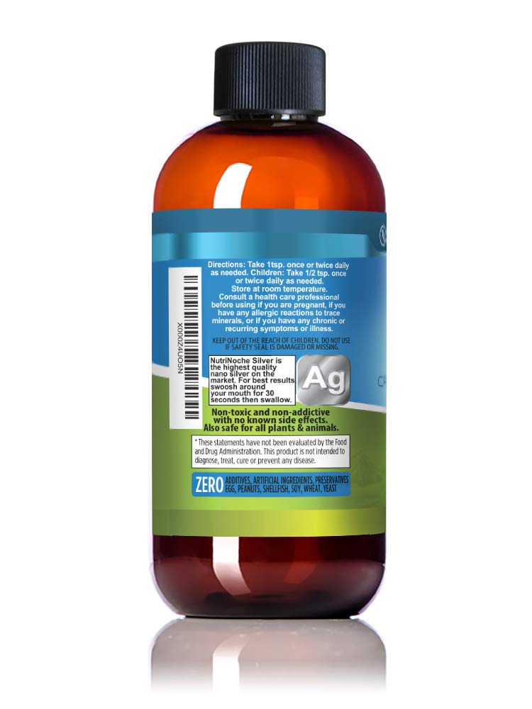 Nutrinoche Colloidal Silver - 30 PPM - Colloidal Silver Liquid
