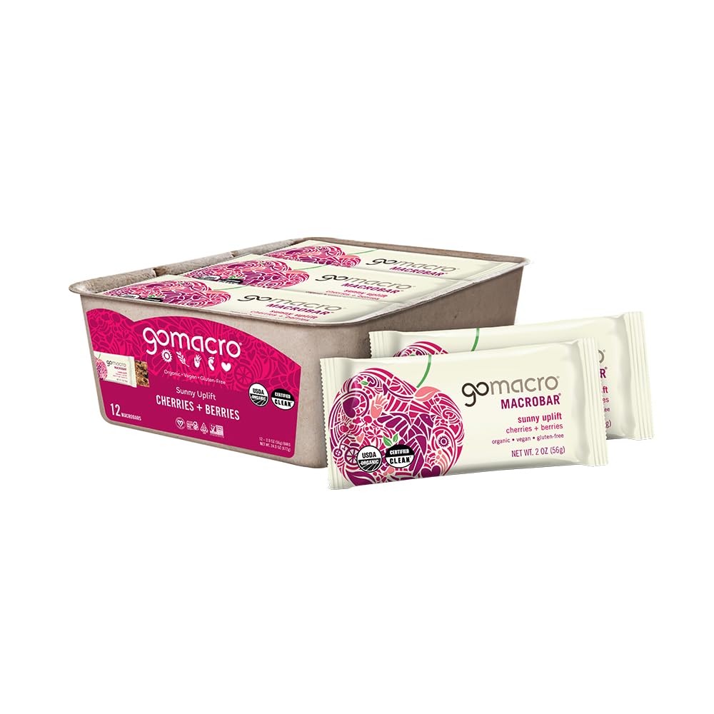 GoMacro MacroBar Organic Vegan Protein Bars