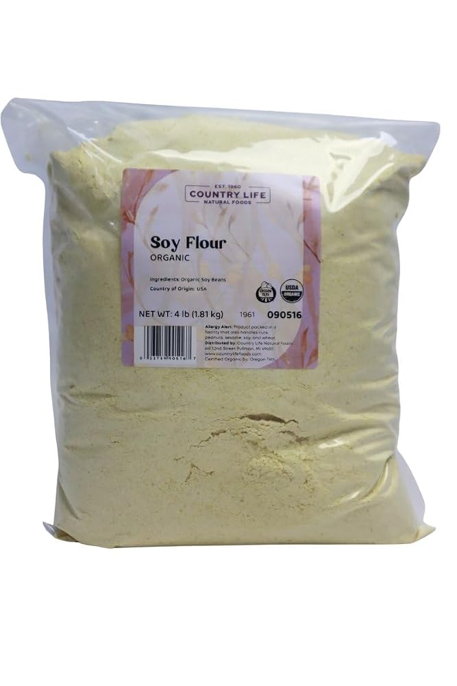 Country Life Natural Foods Organic Soy Flour - 4 lb - image 2