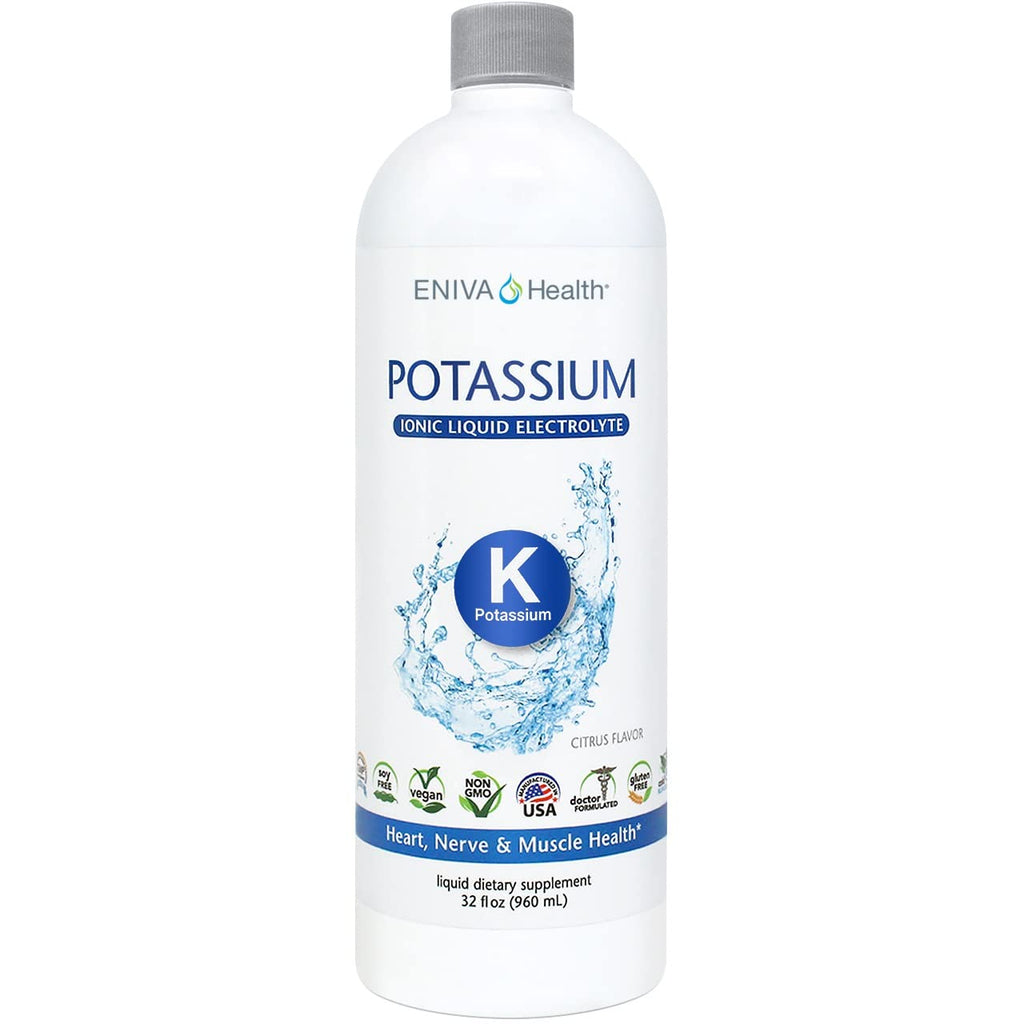 Eniva Liquid Ionic Potassium 600 MG Electrolyte Supplement - 32 oz