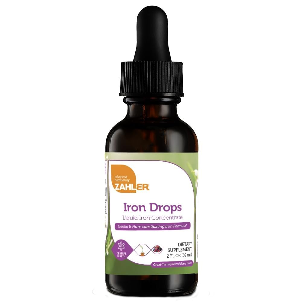 Zahler Iron Drops Liquid Iron Concentrate - 2 Fl Oz