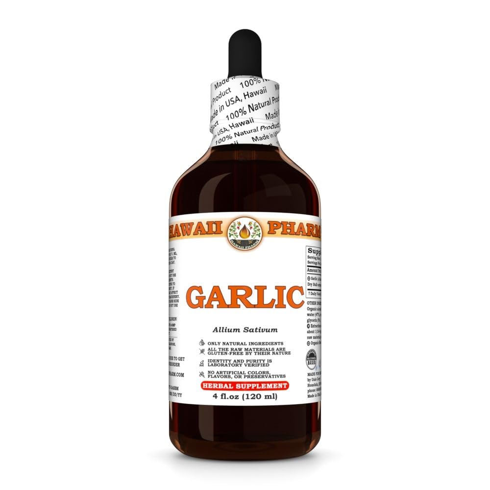 Hawaii Pharm Garlic (Allium sativum) Bulb Liquid Extract