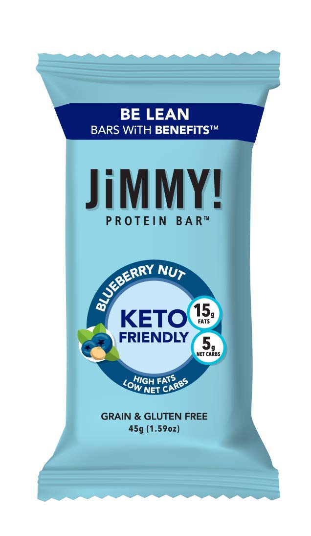 JIMMYBAR JiMMY! Keto Protein Bar Blueberry Nut - 12 Count